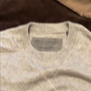 Crew neck cashmere blend sweater